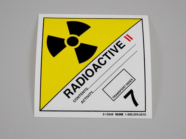 Yellow II Transport Label Blank - Rainhart