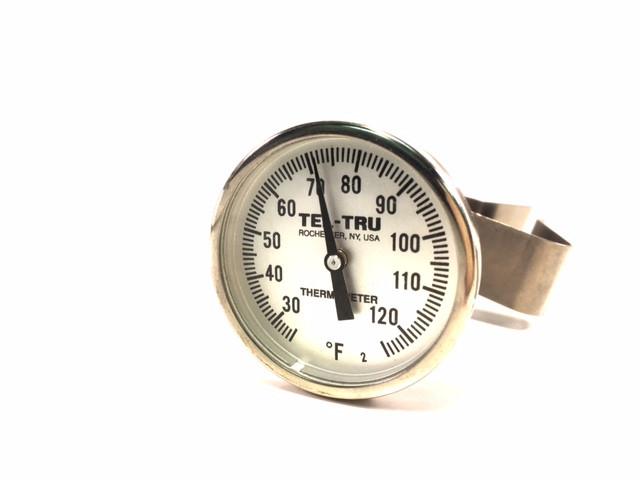 Concrete Dial Thermometer, 25° - 125°F - Available in 5 or 8 Stem Le