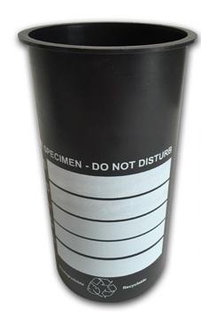 4" Concrete Cylinder Molds (Case of 36) - Available with flat or domed lid - Rainhart