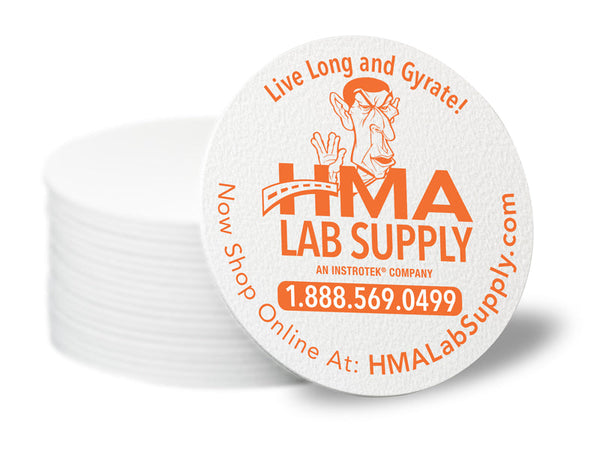 6" Gyratory Specimen Paper Disc, Pack of 500