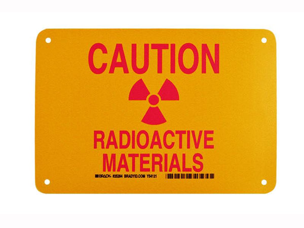 Radioactive Materials Caution Sign - Rainhart