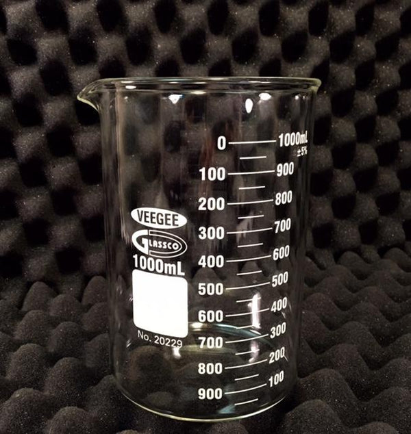 1000 ml Low Form Glass Beaker - Rainhart
