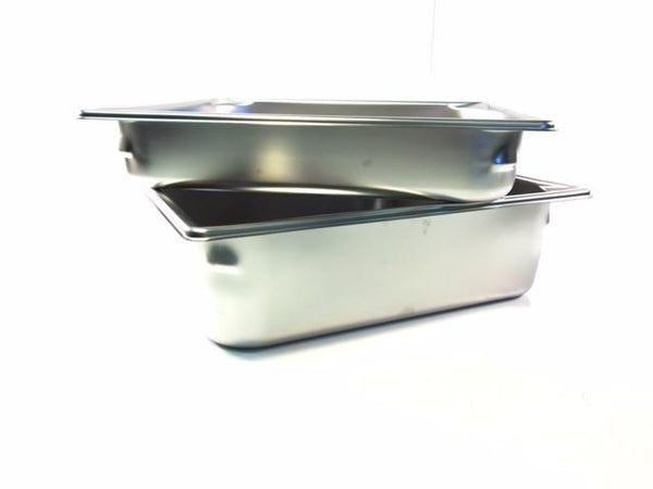 14'' x 13'' Stainless Steel Pans Available in 2'' and 4'' Depth. - Rainhart