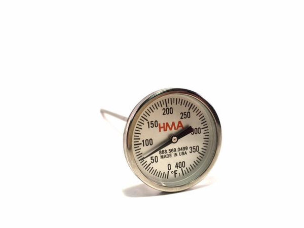 8" Dial Stem Thermometer - 0-400°F (°F) - Rainhart