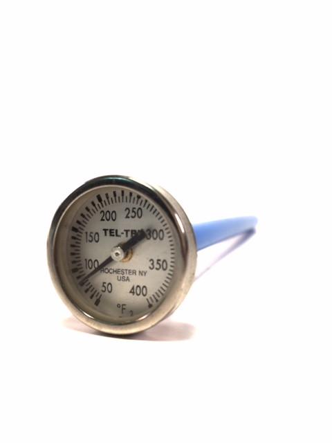 50° - 400°F, 1" Dial, 5" Stem Pocket Thermometer - Rainhart