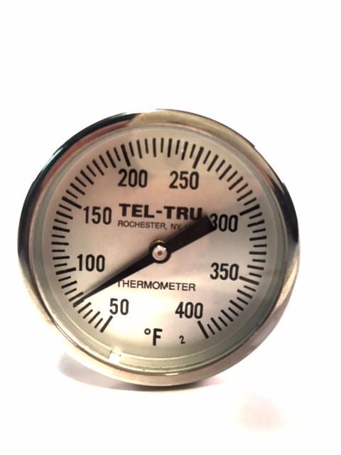 1.75" Dial 5" Stem Thermometer, 50-400°F - Rainhart