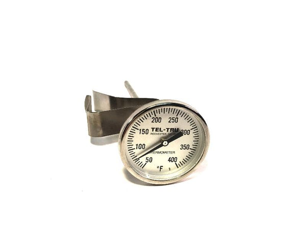 1.75" Dial 5" Stem Thermometer, 50-400°F - Rainhart