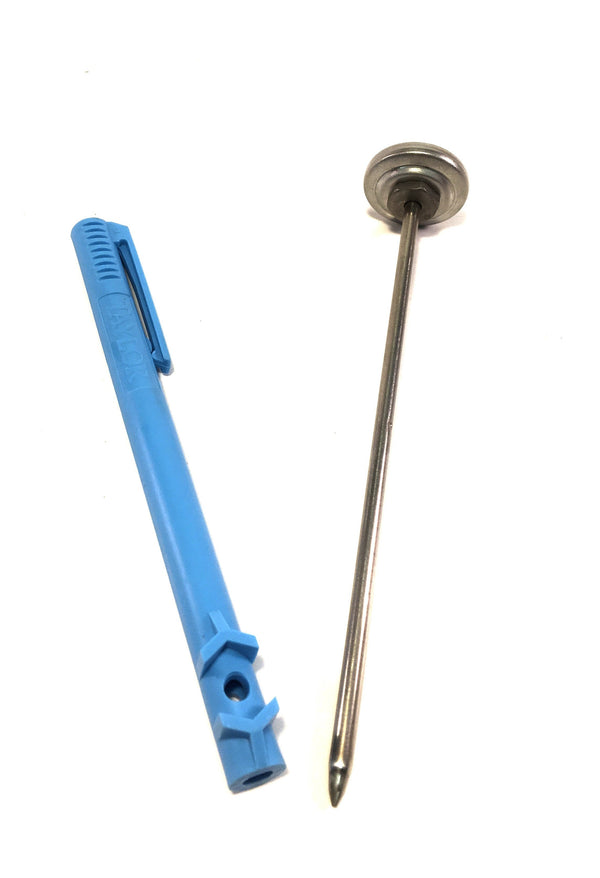 Concrete Dial Thermometer, 25° - 125°F - Available in 5" or 8" Stem Lengths - Rainhart
