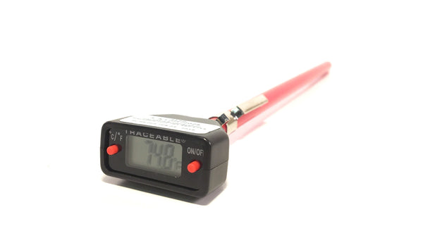 8" Long-Stem Digital Thermometer, 280°C x 0.1°C (°C) - Rainhart